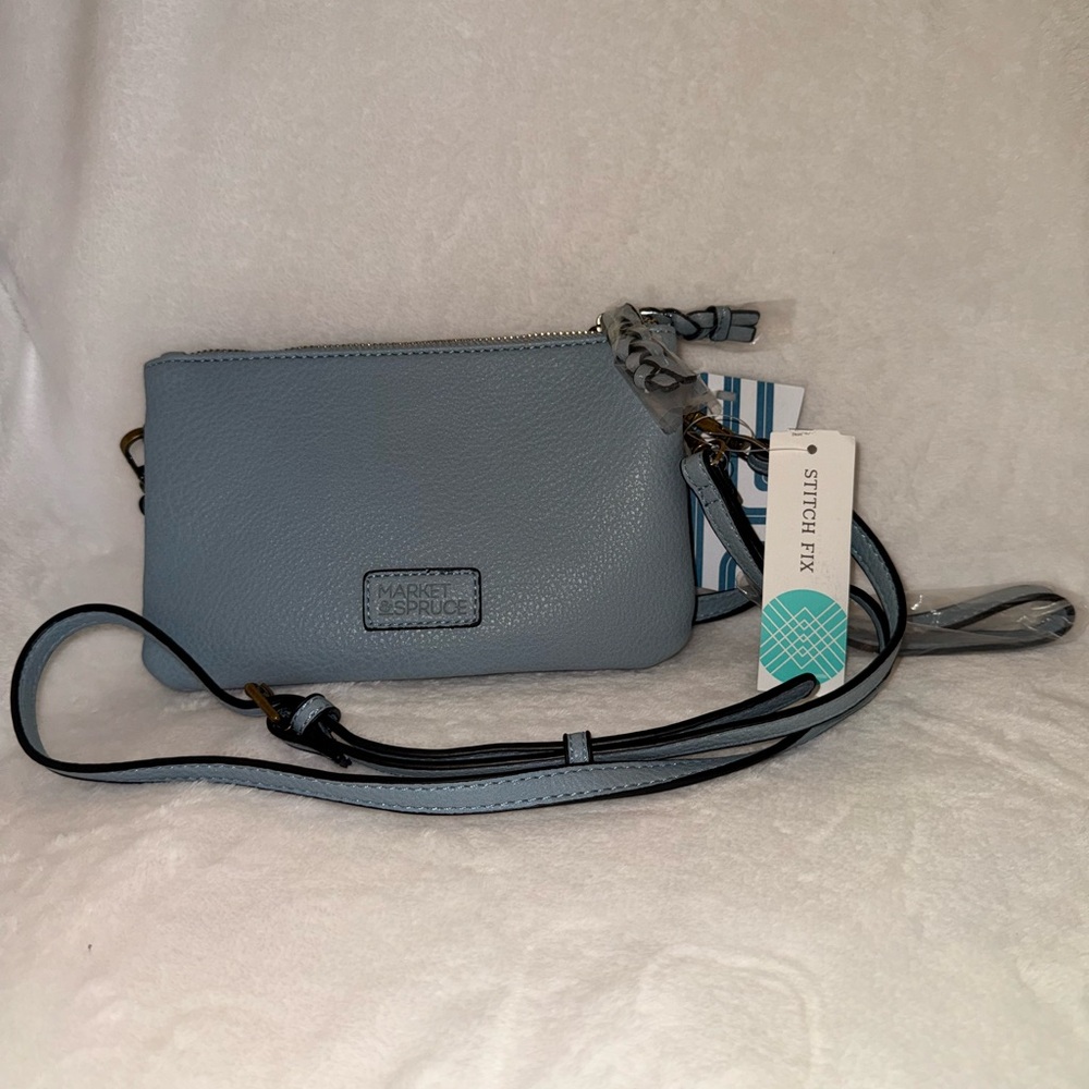 Market & Spruce Blue Crossbody Bag